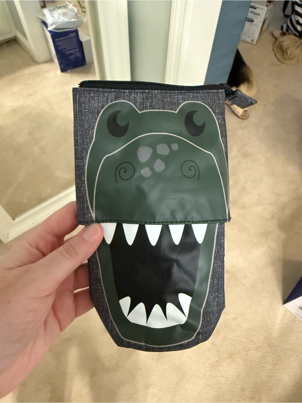 Kids dinosaur pouch